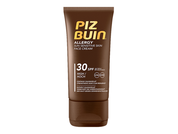 Piz Buin Allergy Creme Facial Pele Sensível ao Sol SPF30 50ml