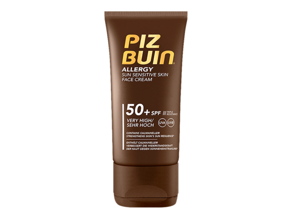Piz Buin Allergy Creme Facial Pele Sensível ao Sol SPF50+ 50ml