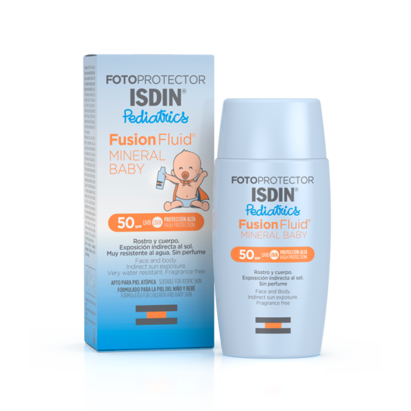 ISDIN Fotoprotector Fusion Fluid Mineral Baby Pediatrics SPF50 50ml