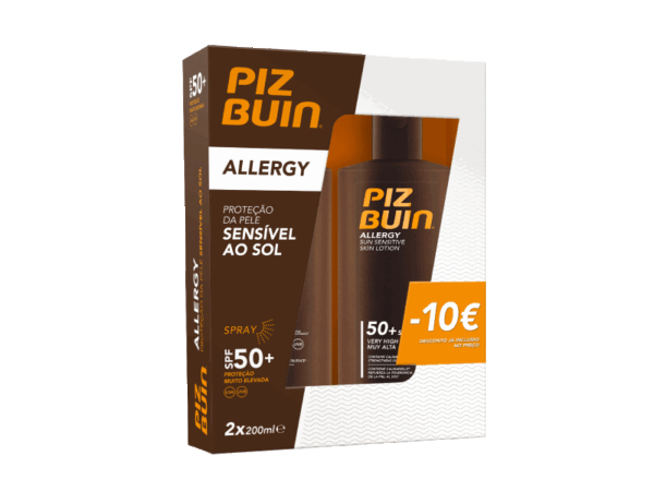 Piz Buin Allergy Loção Pele Sensível ao Sol SPF50+ Duo 2x200ml