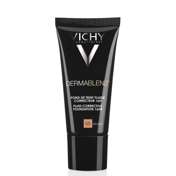 Vichy Dermablend Fond de Teint Fluido Corretor Cor 55 Bronze 30ml
