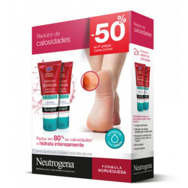 Neutrogena Creme de Pés Redutor de Calosidades 2x50ml