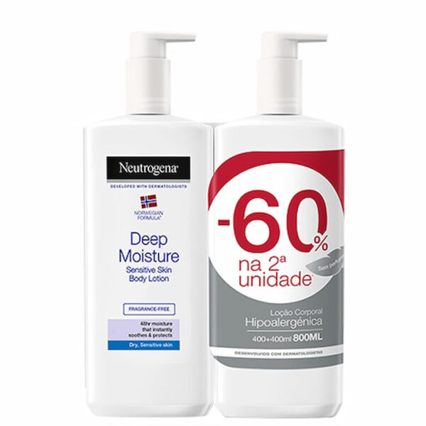 Neutrogena Hidratação Profunda Pele Sensível Pack 2x400ml