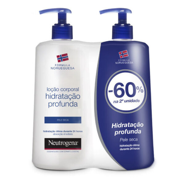 Neutrogena Loção Corporal Hidratação Profunda Pack 2x750ml