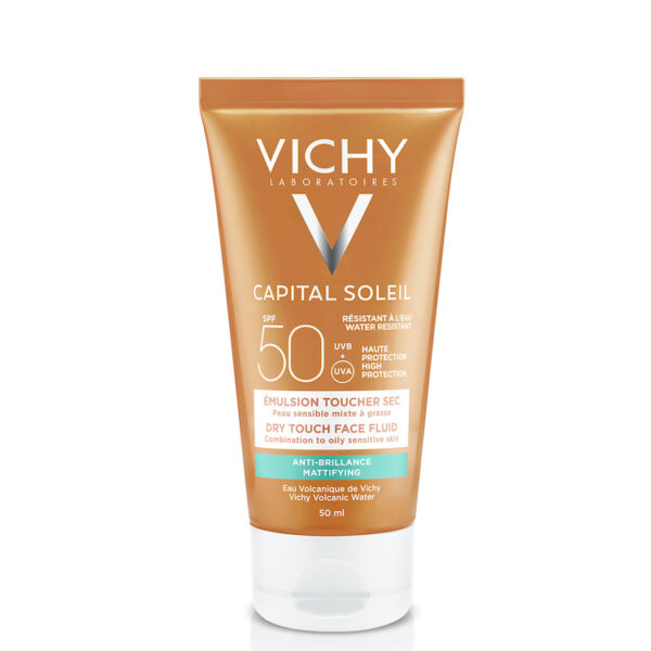 Vichy Capital Soleil Emulsão Rosto Toque Seco SPF50