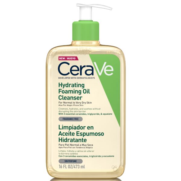 Cerave Óleo Espuma de Limpeza Hidratante​ 473ml