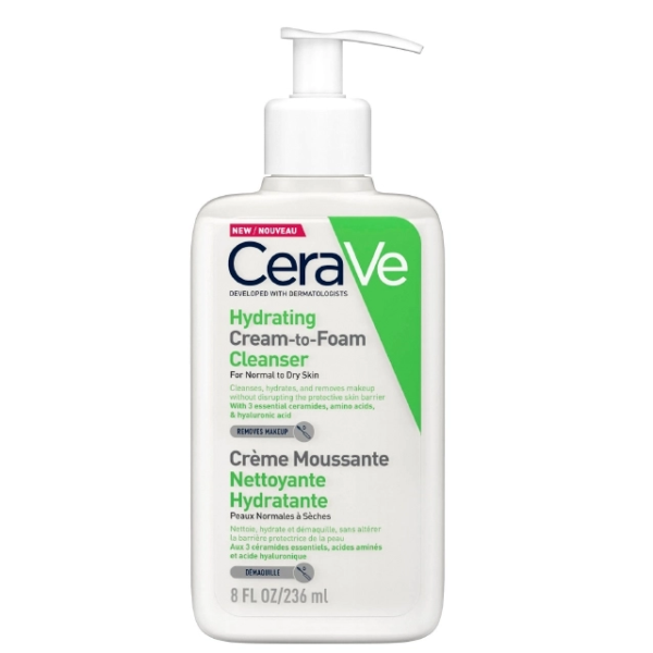 Cerave Creme Espuma Hidratante de Limpeza 236ml