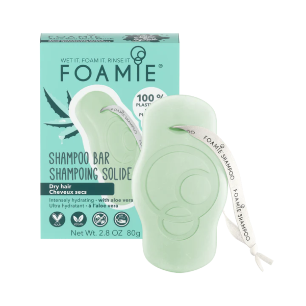 Foamie Aloe You Vera Much - Cabelo Seco Champô Sólido 80g