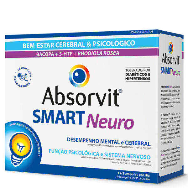 Absorvit Smart Neuro 30 ampolas