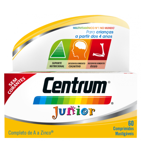 Centrum Junior 60 comprimidos mastigáveis