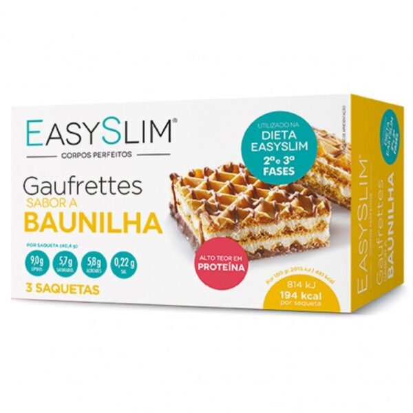 Easyslim Gaufrettes Baunilha 3 x 40,4g