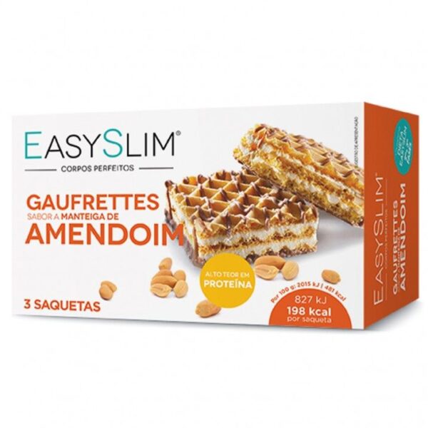 Easyslim Gaufrettes Manteiga de Amendoim 3 x 41,1g