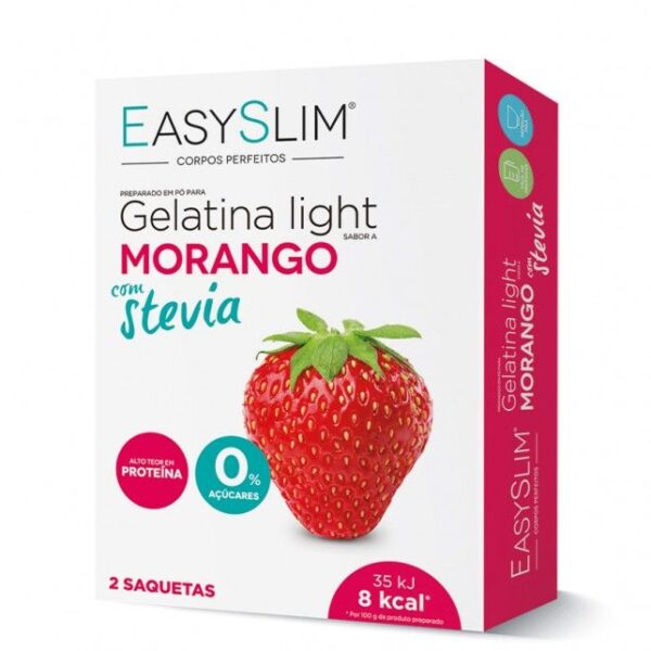 Easyslim Gelatina Light de Morango 2 saquetas