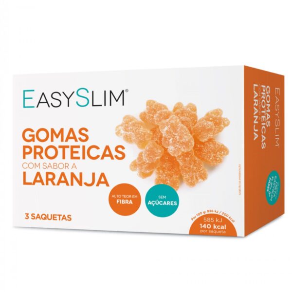 Easyslim Gomas Proteicas Laranja 3 saquetas x 70g