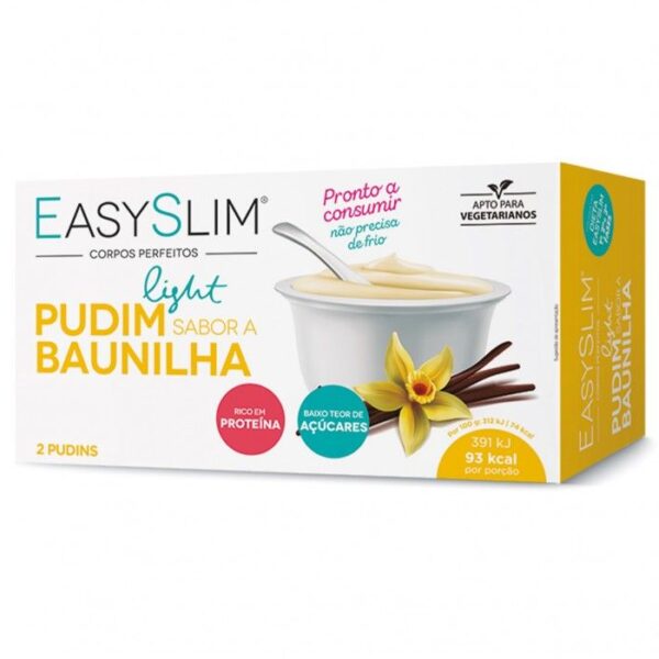 Easyslim Pudim Light Baunilha 2 x 125g