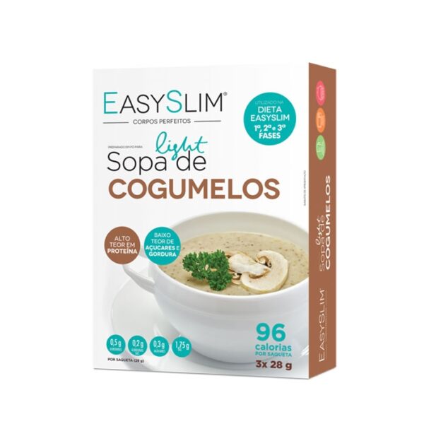 Easyslim Sopa Light de Cogumelos 3 x 33g