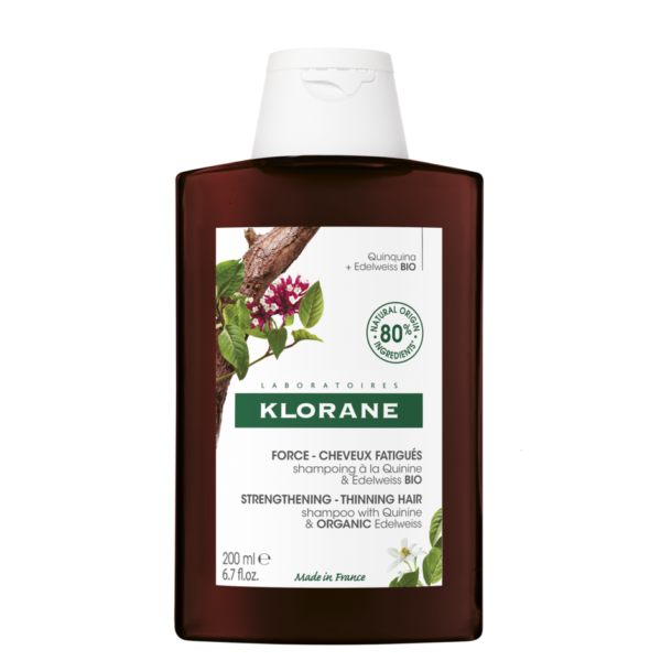 Klorane Quinina e Edelvaisse BIO Champô 200ml