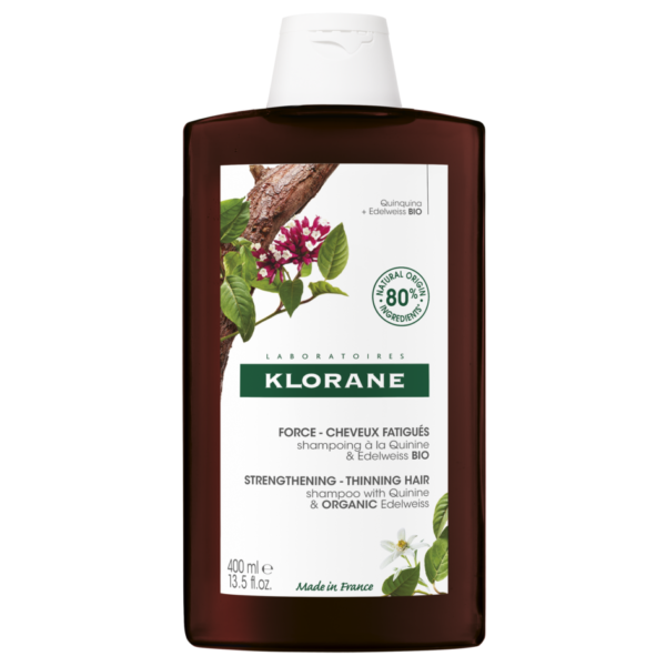 Klorane Quinina e Edelvaisse BIO Champô 400ml