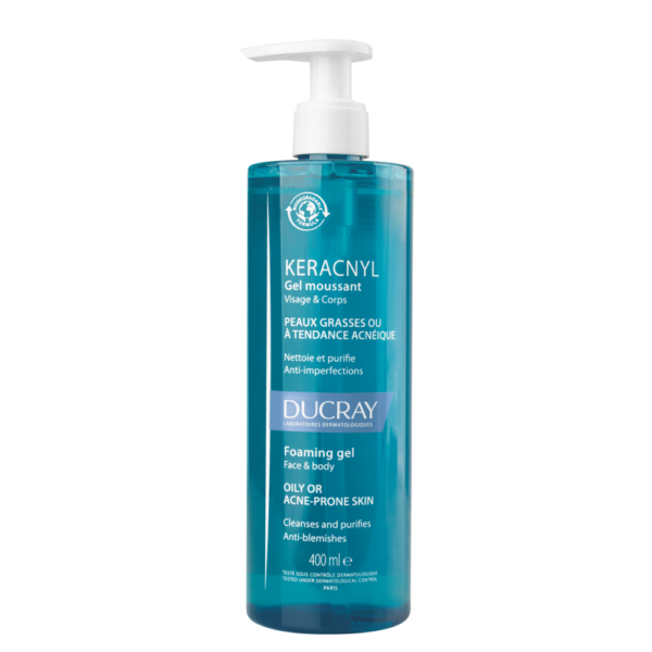 Ducray KERACNYL Gel Espuma de Limpeza 400ml
