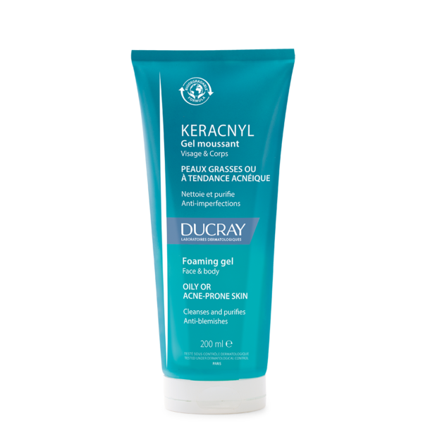 Ducray KERACNYL Gel Espuma de Limpeza 200ml