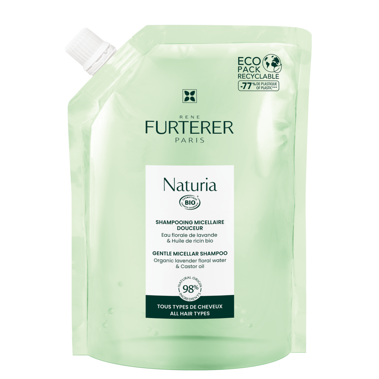 René Furterer Naturia Champô Recarga 400ml