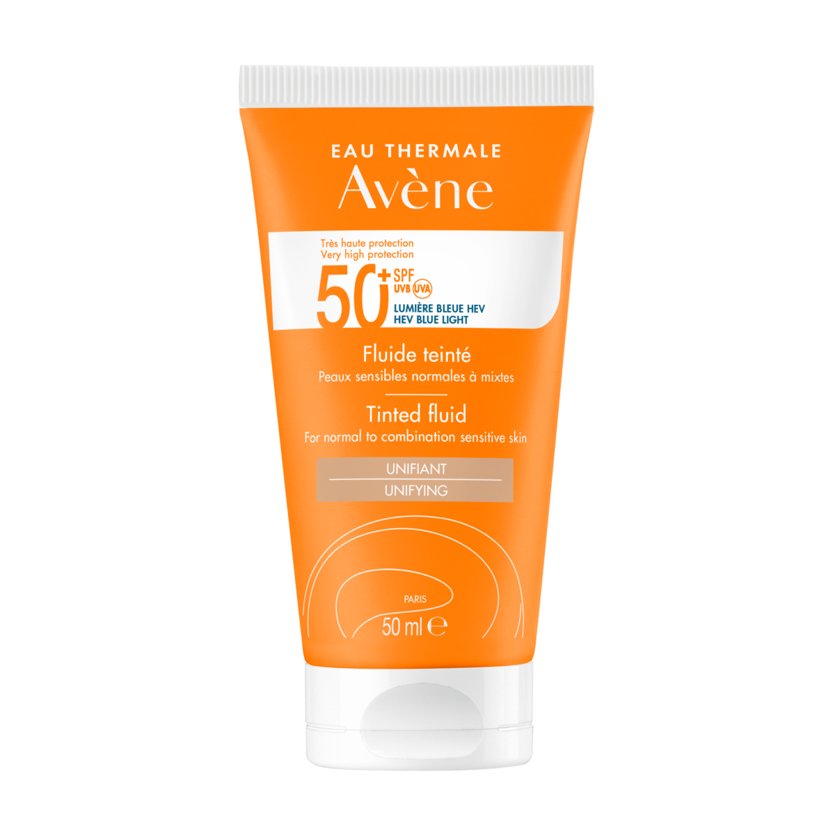 Avène Solar Fluido Com Cor SPF50+ 50ml