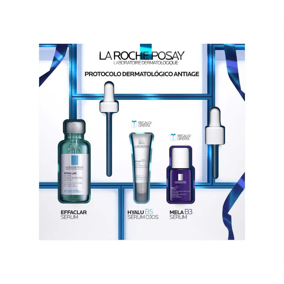 La Roche Posay Effaclar Sérum 30ml + OFERTA Hyalu B5 Sérum de Olhos 5ml + OFERTA Mela B3 Sérum 10ml