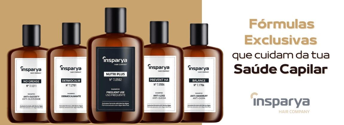 Insparya - novos Champôs com uma fórmula excludiva que cuida da sua saúde Capilar