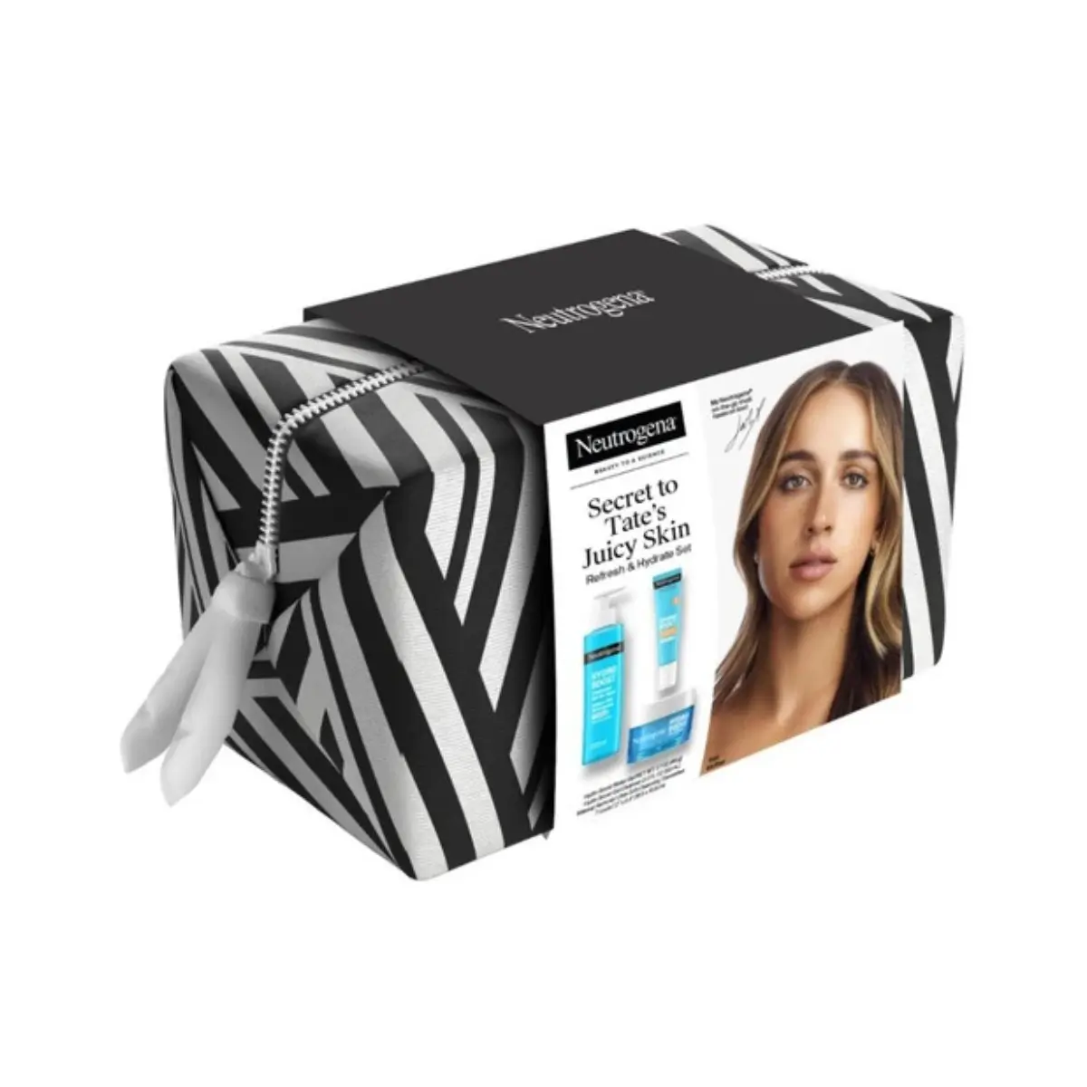 Neutrogena Coffret Hydro Boost Gel de Água 50ml + Gel De Limpeza Sem Perfume 200ml + OFERTA Fluido Hidratante FPS50 15ml e Bolsa